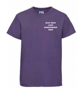 Kids Cotton T-Shirt - Purple