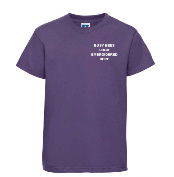 Toddler Cotton T-Shirt - Purple