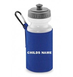 Water Bottle And Holder - Royal Blue