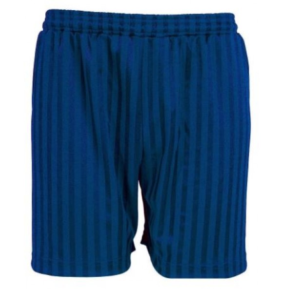 PE Striped Shorts - Royal Blue