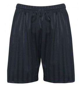 PE Striped Shorts - Navy