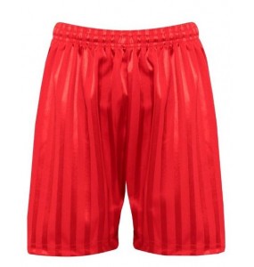 PE Striped Shorts - Red