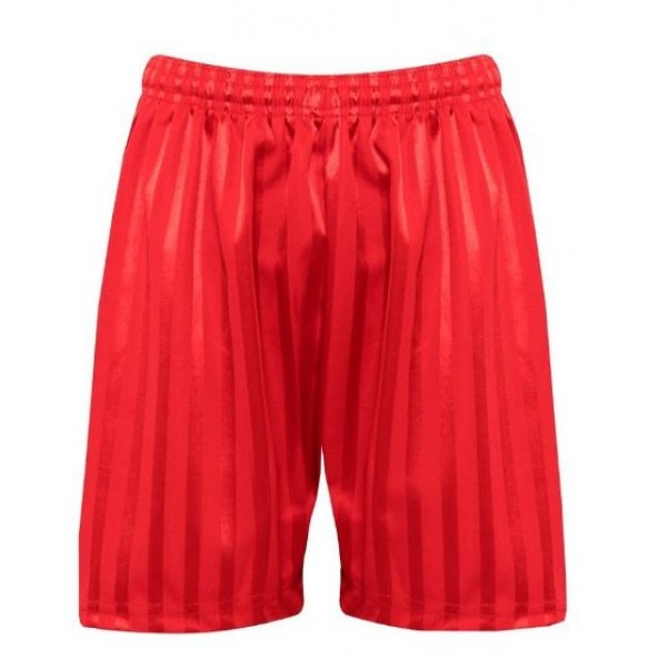 PE Striped Shorts - Red