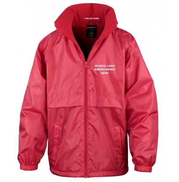 Fleece Lined Jacket - Red